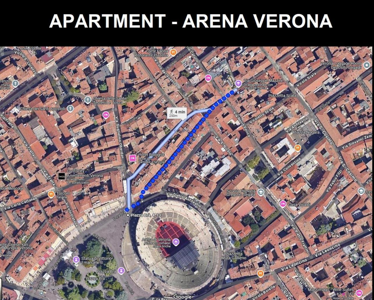 Arena Suite Mazzini Verona Centro Εξωτερικό φωτογραφία